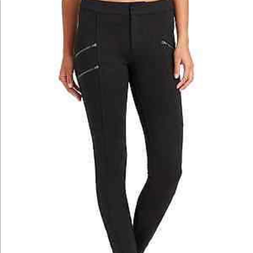 Athleta Ponte Moto Pant, Black